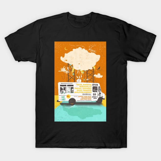 Taco Truck T-Shirt by Showdeer